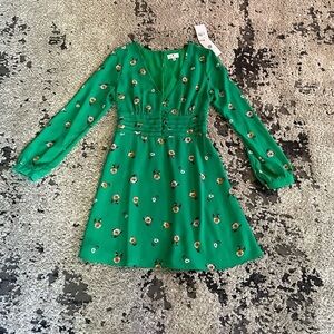 NWT Socialite Button Up V Neck Women’s Dress